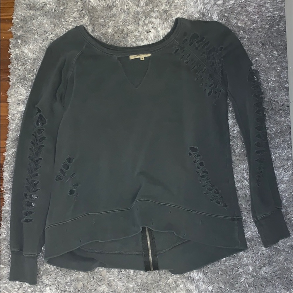 Vintage havana (purposely) ripped sweater
